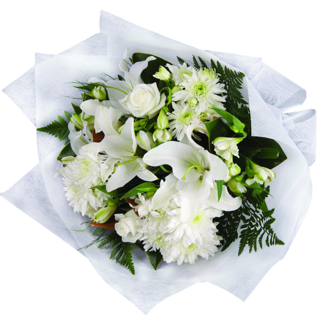 All White Bouquet