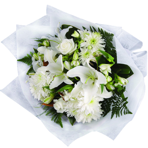 All White Bouquet