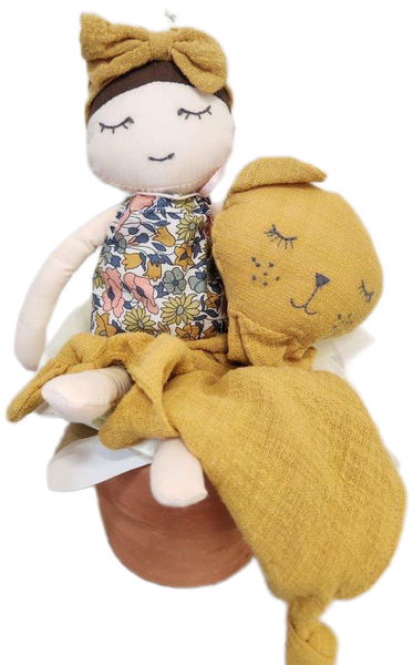 Bessy baby doll gift pot