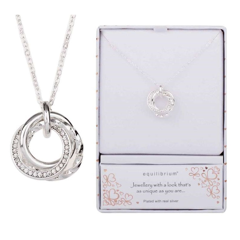 Equilibrium Triple Circle Necklace