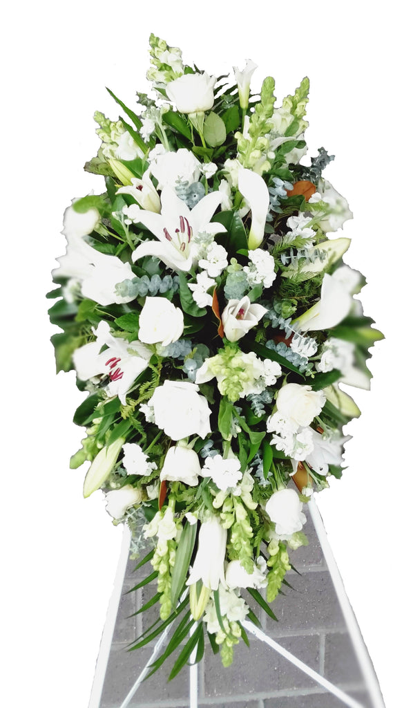 White tear drop Arrangement